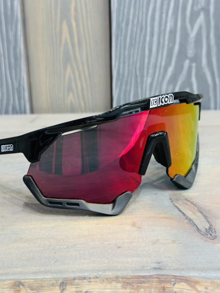 Очки Очки спортивные Scicon AeroShade XL оправа Black Gloss линза SCNPP Multimirror Red Артикул 