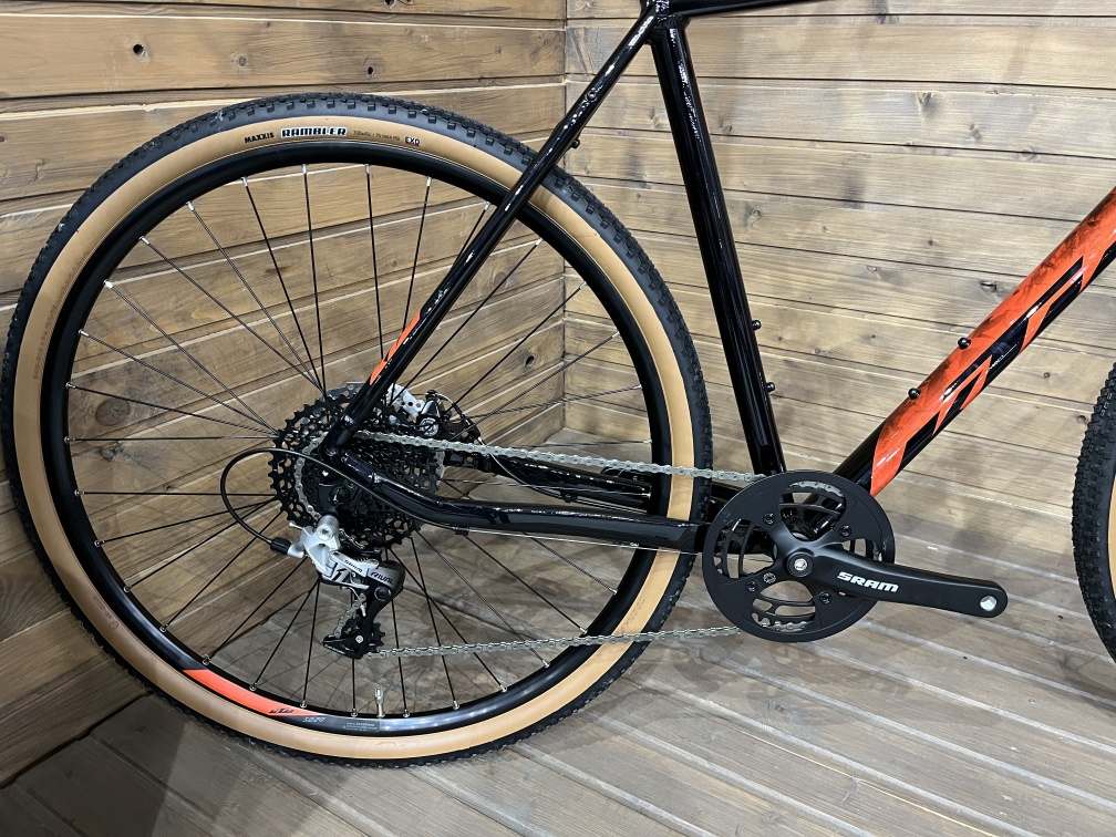 Гравийные велосипеды, ригиды KTM X-Strada 30 1x11 Sram Rival Черный-оранжевый Артикул 