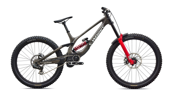 Specialized S-Works Demo Race 2027 Gloss Charcoal / Dolomite Metallic / White