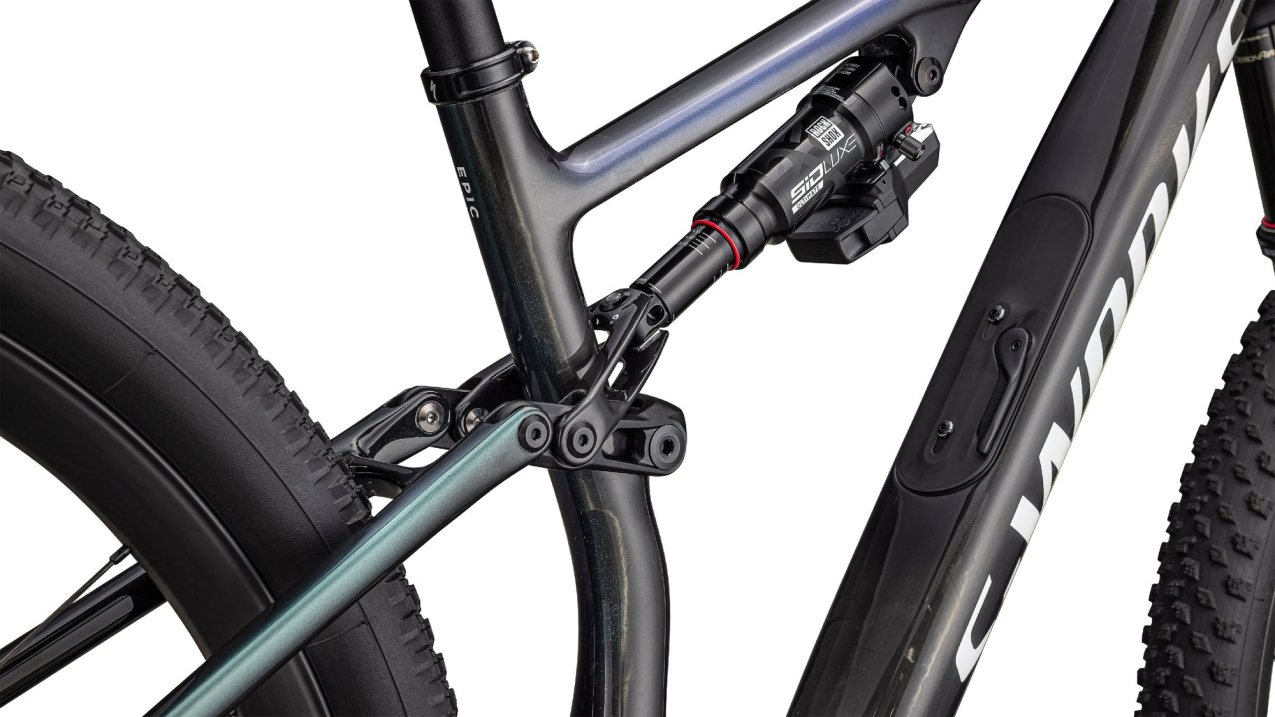 S-WORKS горные велосипеды Specialized S-Works Epic 8 2024 Gloss Carbon/Astral Blue/Electric Green/Cyan Edge Fade/Metallic Артикул 90324-0102, 90324-0103, 90324-0104, 90324-0105