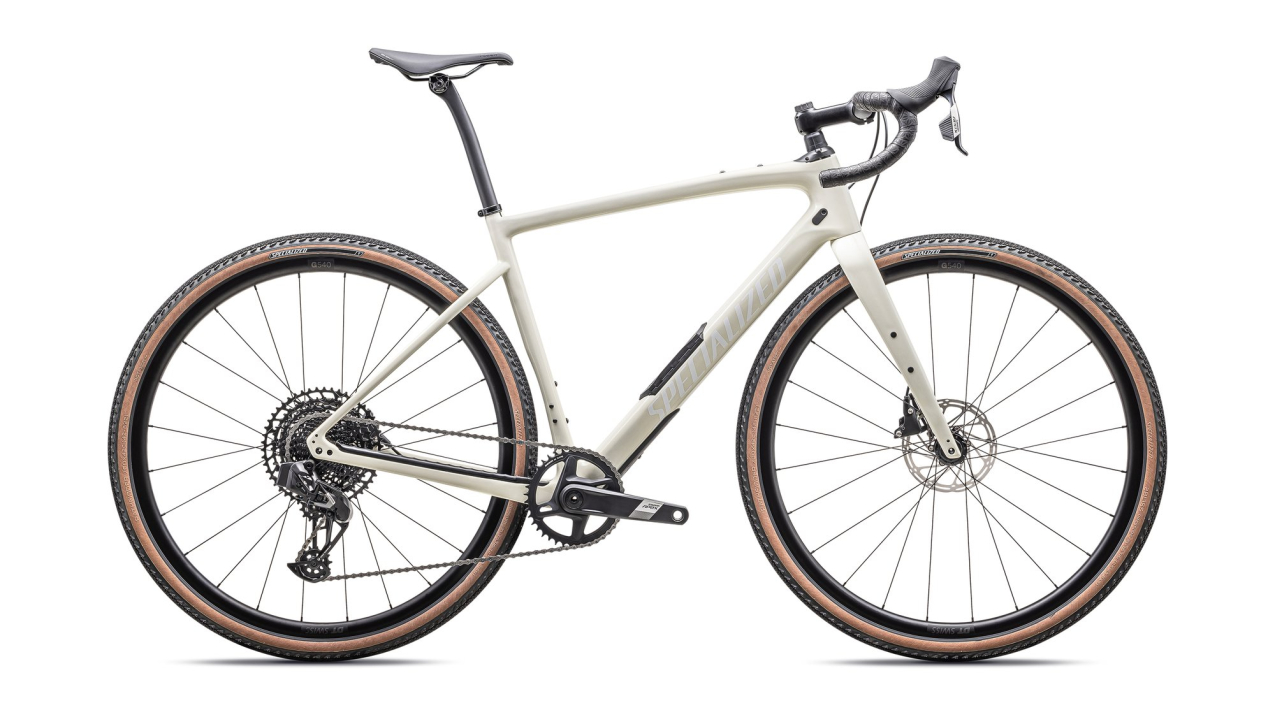 Гравийные велосипеды, комфорт плюс Specialized Diverge Comp Carbon 2025 Gloss Birch / White Артикул 95425-5054, 95425-5056, 95425-5058, 95425-5052, 95425-5061, 95425-5049