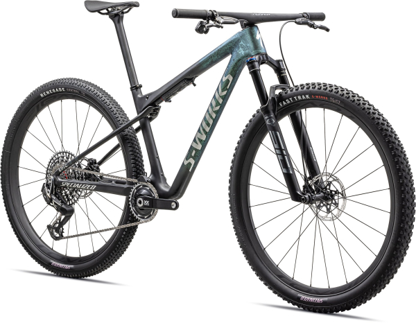 Specialized S-Works Epic World Cup 2024 Satin Chameleon Lapis Tint Granite / Brushed Chrome