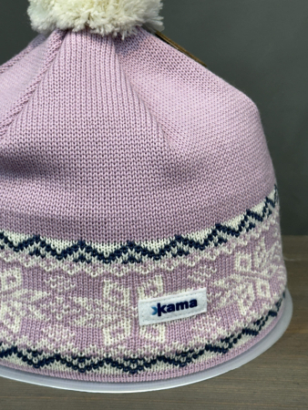 Шапки, кеппи, бейсболки Шапка Kama A116-114 Pink Артикул 