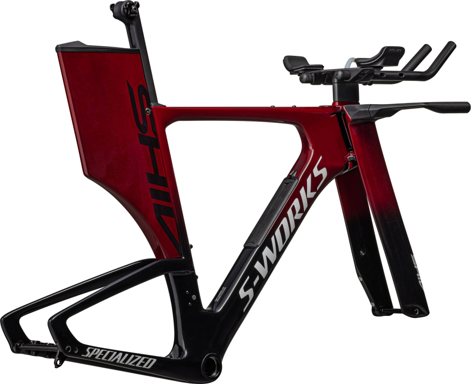 Рамы шоссе, гревел рама-модуль Specialized S-Works Shiv LTD Frameset 2024 Gloss Maroon Tarmac Black Metallic White Silv Артикул 77424-0103, 77424-0102, 77424-0104, 77424-0101