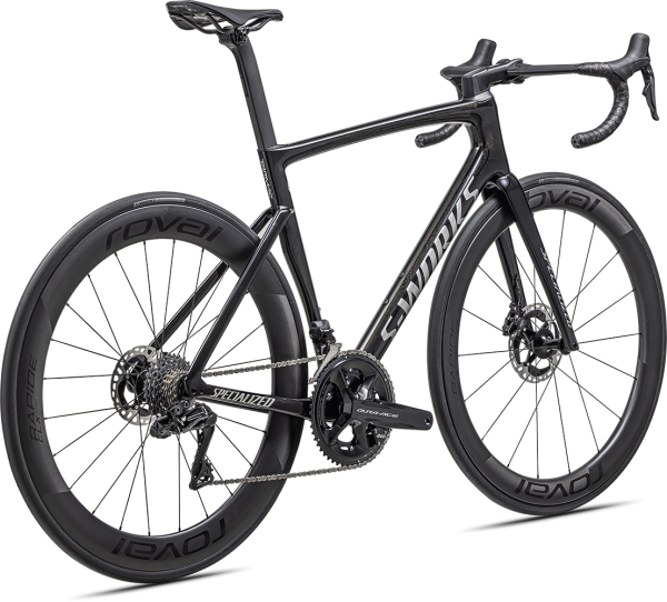 S-WORKS велосипеды шоссе Specialized S-Works Tarmac SL7 Dura-Ace Di2 2023 Gloss Black Pearl Granite Over Carbon / Chrome Артикул 90623-0054, 90623-0049, 90623-0058, 90623-0056, 90623-0052, 90623-0061