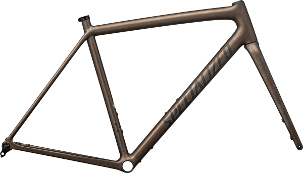 рама specialized crux 10r 2025 burnt gold metallic / black pearl dry impasto/ obsidian