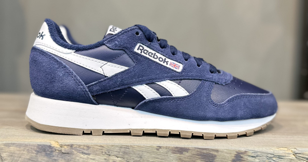 Кроссовки Кроссовки Reebok Classic Leather vector navy/vector navy/ftwr white Артикул GV96426, GV964211.5, GV96427, GV964211, GV96428, GV96426.5, GV964210