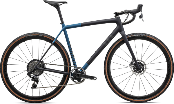 Specialized S-Works Crux 2023 Satin Metallic Dark Navy/Mystic Blue/Midnight Shadow Metallic Speckle (темный-синий 49)