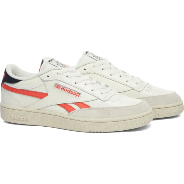 Кроссовки Reebok Club C Revenge chalk/semi orange flare/core black