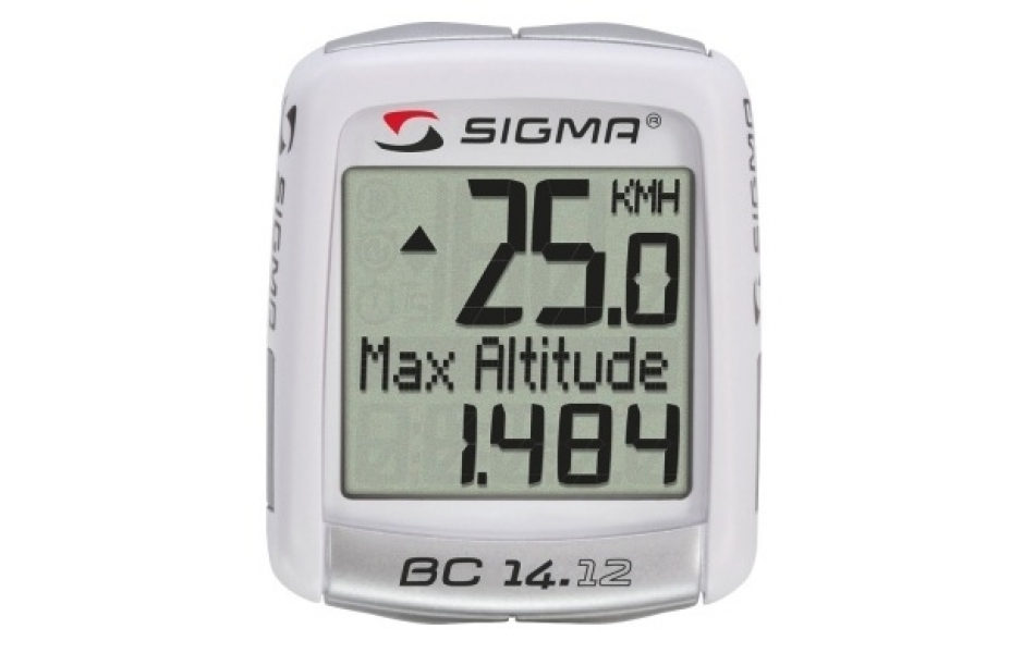 Велокомпьютеры Компьютер Sigma BC-14.12 ALTI, проводной, 14 функций Артикул 4150 Велокомпьютеры Компьютер Sigma BC-14.12 ALTI, проводной, 14 функций Артикул 4150