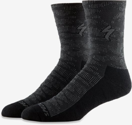 Носки Носки Specialized Techno MTB Tall Sock черный-серый Артикул 64720-7613, 64720-7614, 64720-7615, 64720-7612